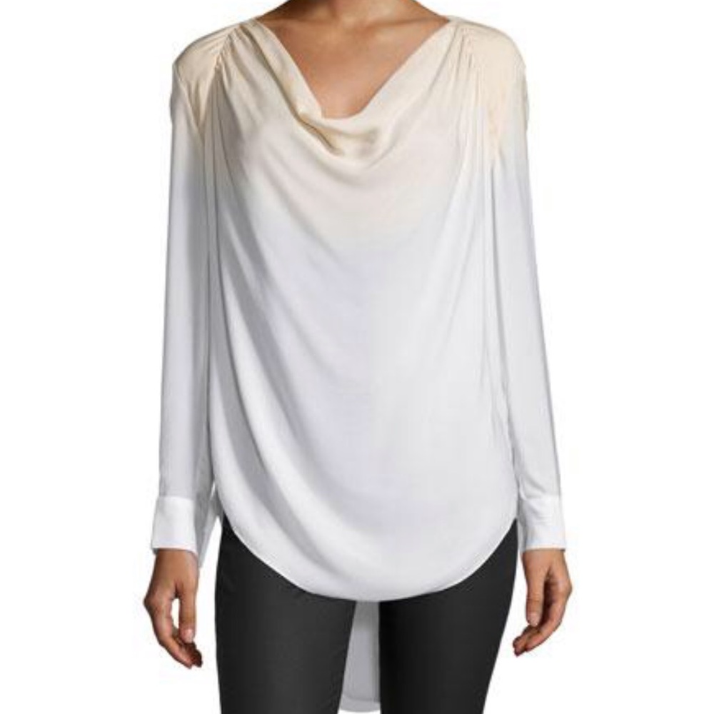 Haute hippie ombré silk top